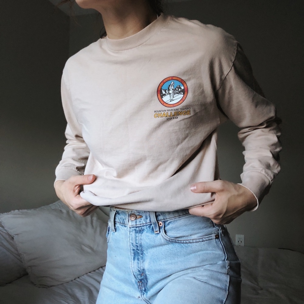 Vintage Graphic Military Training Tee